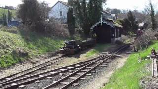 Covertcoat and train entering Launceston Station  Launceston Steam Railway [upl. by Prestige]