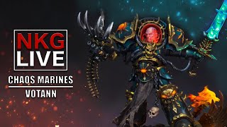 Chaos Space Marines vs Leagues of Votann Warhammer 40K Battle Report  NKG Live [upl. by Sev]