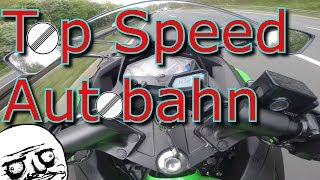 Kawasaki Ninja 300 2014 SE  Autobahn Top Speed Runs [upl. by Holds]