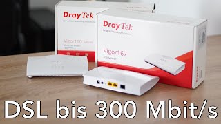 DrayTek Vigor167  Supervectoring Modem mit DrayOS 51 im Test [upl. by Rabbaj767]