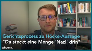 Soziologe Prof Matthias Quent zum Prozess gegen AfDPolitiker Björn Höcke  140524 [upl. by Richarda]