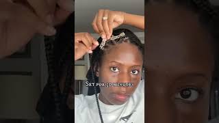 How to Refresh Knotless Braids naturalhaircommunity knotlessbraids [upl. by Maddalena]