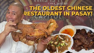 Visiting the oldest restaurant in Pasay City  Chef Tatung [upl. by Ibmat]