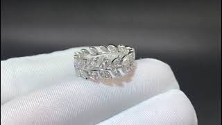 Tiffany Platinum Victoria Diamond Vine Band Ring [upl. by Montgomery]