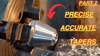 Machining Aluminium Tapers  Part 2 [upl. by Ymmit]