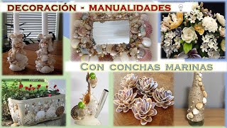 Decoración con conchas marinas 💖 [upl. by Schnapp]