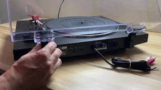 audio technica AT LP3 Turntable Unboxing and Setup [upl. by Latimore]