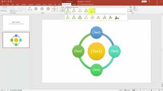 How to insert radial cycle SmartArt in PowerPoint using [upl. by Joyce]