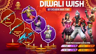 Diwali Wish Event Free Fire  Diwali Event 2024  Free Fire New Event  Ff New Event [upl. by Nollahs353]