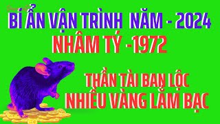 TỬ VI  Nhâm Tý 1972 Năm 2024  Năm Rồng Đổi Vận Gánh Tiền Còng Lưng  Tử Vi Việt [upl. by Ulrick]