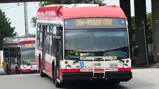 2 Minutes Of Transit  TTC Buses At Kennedy Station [upl. by Evslin440]