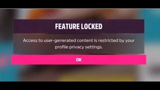 Fix Forza Horizon 5 Error Access To User Generated Content Is Restricted [upl. by Elocen]