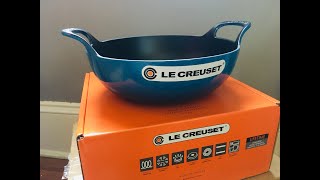 Unboxing  Review  Le Creuset 3 Quart Balti Dish  Factory to Table Sale  September 2021 [upl. by Illak122]