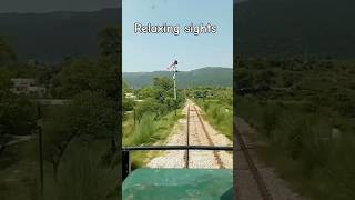 Train Running Between Mountains  youtubeshorts [upl. by Reyam]