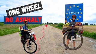 Unicycling Through Latvia and Lithuania Rough Roads Ahead [upl. by Weissmann]