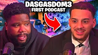 DasGasDom3 On His First Ever Podcast With NeonSniperPanda FULL STREAM [upl. by Thanos]