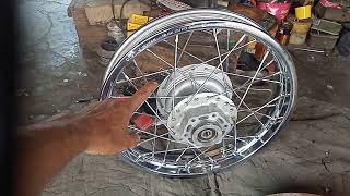 Velg Motor Suzuki DR200SE ring 18x185 amp16 x185 ukuranjarijarisuzukidr [upl. by Terr]