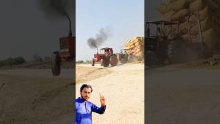 510 and 260 tractors stuck while pulling trolley  short ytshort shortvideo [upl. by Lotsirb]