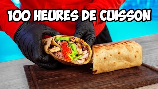 Cuisson 100 heures Shawarma par VANZAI [upl. by Naahs]