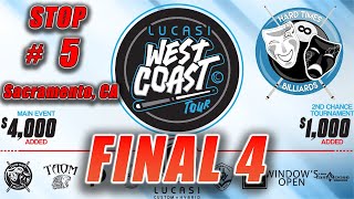 FINAL  Lucasi WCT Stop 5  HARD TIMES BILLIARDS  Sacramento CA [upl. by Llevaj]