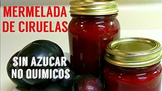 Mermelada de Ciruelas SIN AZUCAR SIN QUIMICOS NO SUGAR Plums Marmalade [upl. by Macswan]