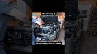 4th Gen Tacoma Oil Change 😱 [upl. by Valoniah926]