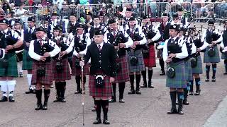 Kirkcudbright Floodlit Tattoo 2023 The March On [upl. by Christensen]