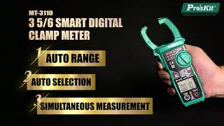 ProsKit MT3110 3 56 Smart Digital Clamp Meter [upl. by Anirdna980]