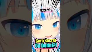 Gura Secret About Her DEBUT OUTFIT🤔 vtuber hololive envtuber hololiveen gawrgura [upl. by Legnalos]