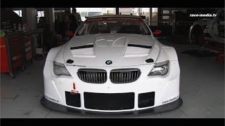 Duller Motorsport BMW ALPINA B6 GT3 Test und Einstellfahrt 2014 Hockenheimring [upl. by Wojcik77]