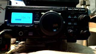 FT897D Filtros CW 300Hz e SSB 23Khz [upl. by Nnaeiluj]