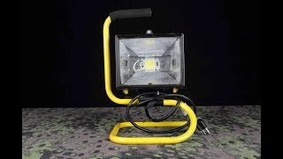 DIY halogen work light LED conversion [upl. by Enylodnewg]