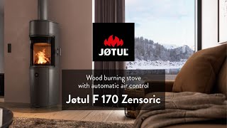 Jøtul F 170 Zensoric  Energyefficient wood burning stove with automatic air control [upl. by Dera810]