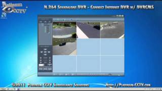 DVRCMS  Connect to DVR over Internet  DVR700x H264 Standalone DVR [upl. by Ahsiuqram]