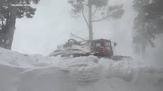 Northern California residents hunkering down during Sierra blizzard [upl. by Mook336]