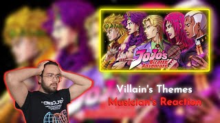 Studio Musician  Jojos Bizarre Adventure Villains Themes Reaction and Analysis [upl. by Querida]