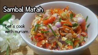 Sambal Matah  Cara Membuat sambal MATAH [upl. by Onitnelav733]