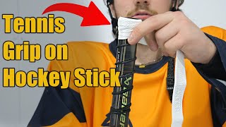 The Best Way To Tape Your Hockey Stick  Hockey Tutorial Tommy [upl. by Salvadore]