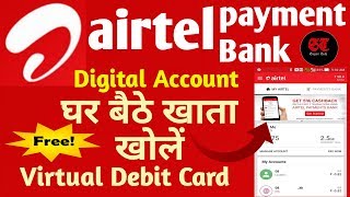 how to open airtel payment bank saving account  airtel payment bank kaise banaye 2021 [upl. by Hermon478]