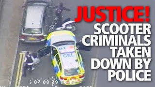 Dont mess with London police Scooter takedowns 2020 [upl. by Lahsiv]