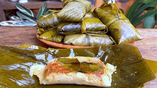 TAMALES DE MASA COCIDA CON COSTILLA DE CERDO ESTILO VERACRUZ UNA DELICIA [upl. by Garling]