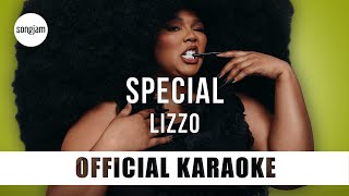 Lizzo  Special Official Karaoke Instrumental  SongJam [upl. by Akiemehs]