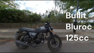 Bullit bluroc 125cc thoughts and opinions after 350 miles  Handlebar change [upl. by Ronnoc]