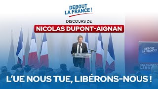 Discours de Nicolas DupontAignan au Conseil national de Debout la France [upl. by Leighton]