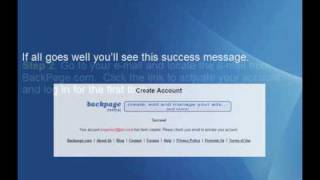 How to Create a BackPage Classifieds Account [upl. by Valerye]