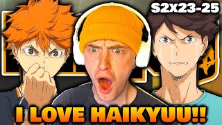 SEASON 2 FINALE 🔥🏐 Volleybal Fan REACTS To HAIKYUU S2 Ep 2325 [upl. by Urbano862]