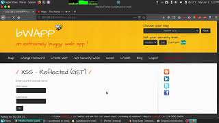 bWAPP XSS GET and POST Low  Medium levels [upl. by Sale363]