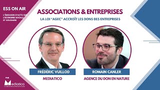 Romain Canler  quotLa Loi AGEC a boosté le don en nature des entreprisesquot [upl. by Pelaga]