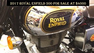 F 2017 Royal Enfield Classic Chrome 500 for sale [upl. by Yroger801]