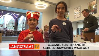 Sinterklaas Ozosnel sleutelhanger maken in het Schoenenkwartier Waalwijk  Langstraat TV [upl. by Ycats]